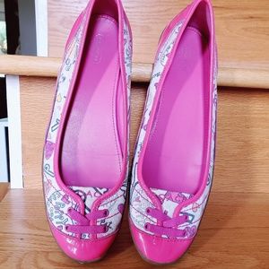 Coach Dannie Poppy Flats 11B